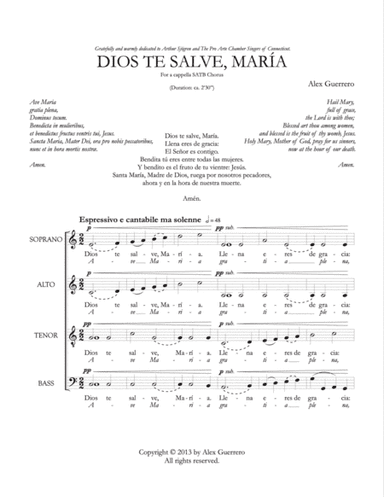 Dios te salve, María (Ave Maria)