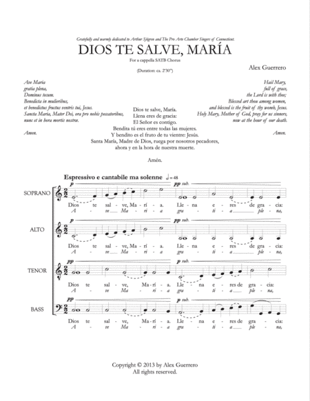 Dios te salve, María (Ave Maria)