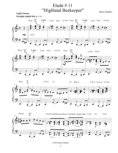 Highland Bee Keeper - Etude #11