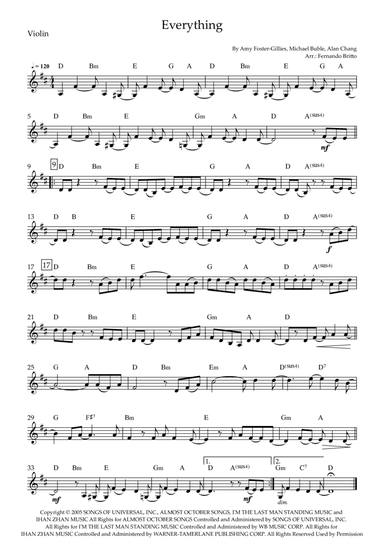 Everything (arr. Fernando Britto)