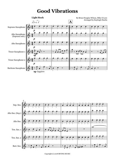 Good Vibrations (arr. Kayleigh Huelin)