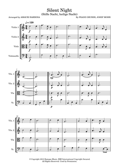 Silent Night (arr. Amauri Barbosa)