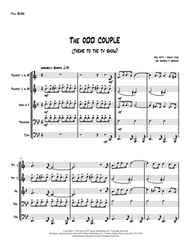 The Odd Couple (arr. Warren J. Wernick)