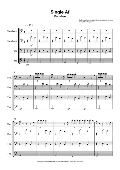 Single Af (arr. Ellen Macpherson)