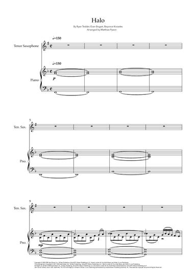 Halo (arr. Matthew pyeon)