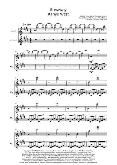 Runaway (arr. Ygor Nunes)