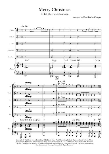Merry Christmas (arr. Davi Rocha Campos)