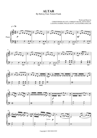 Altar (arr. SCMusic)
