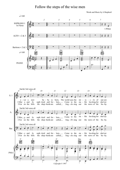 Follow the steps of the wise men