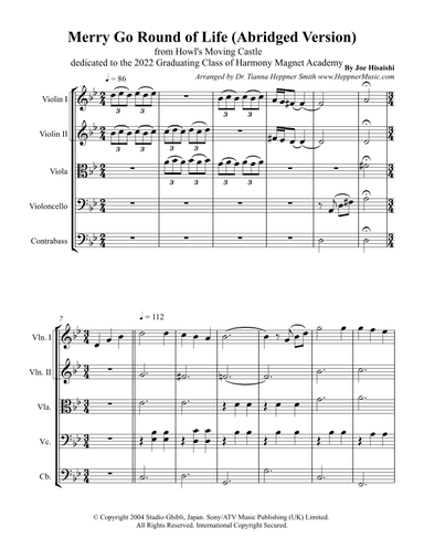 Merry-go-round Of Life (arr. Dr. Tianna Heppner Smith www.HeppnerMusic.com)