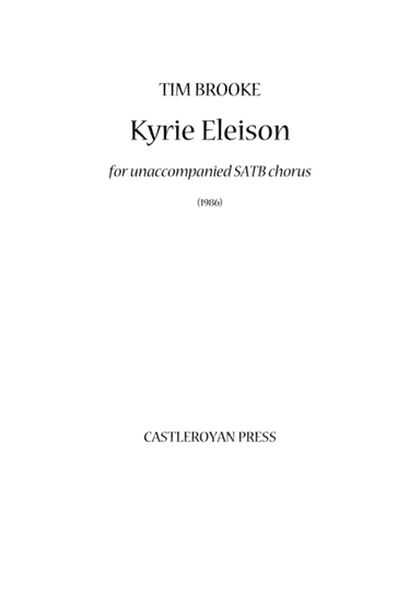Kyrie Eleison