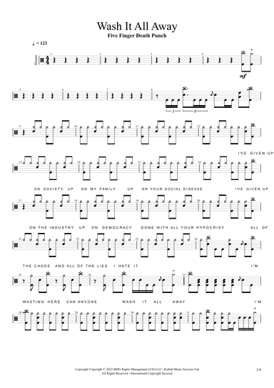 Wash It All Away (arr. Cyril Mayer)