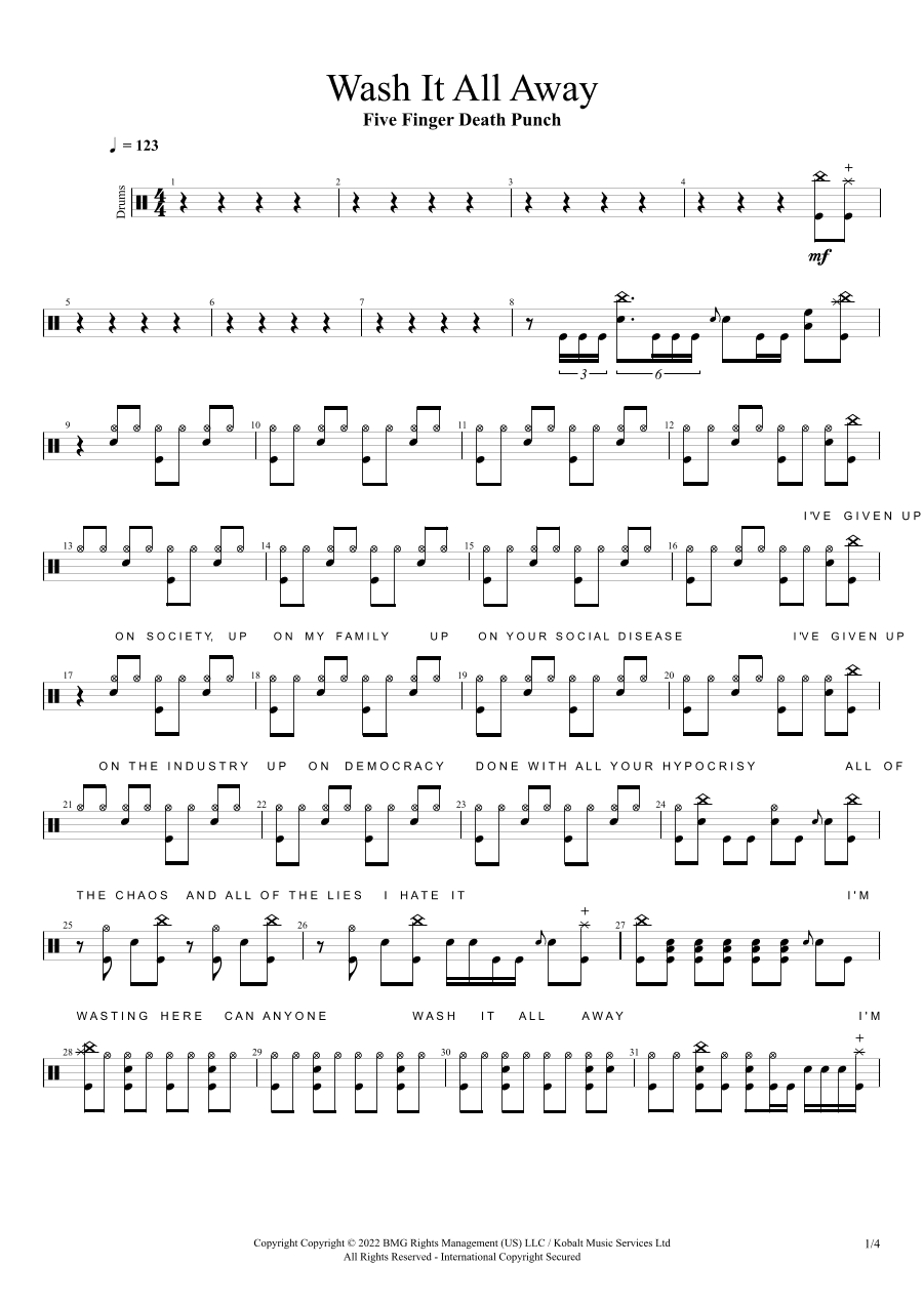 Wash It All Away (arr. Cyril Mayer)