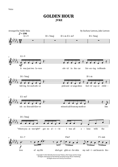 Golden Hour (arr. Valdir Maia)
