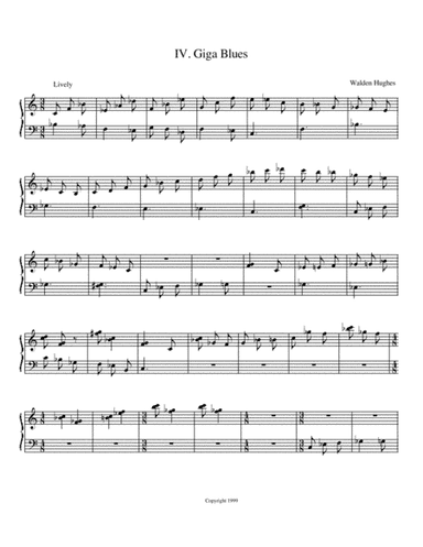 Giga Blues Piano Solo
