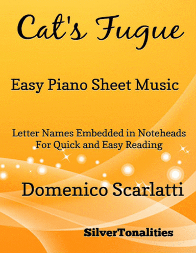 Cat's Fugue Easy Piano Sheet Music (arr. SilverTonalities)
