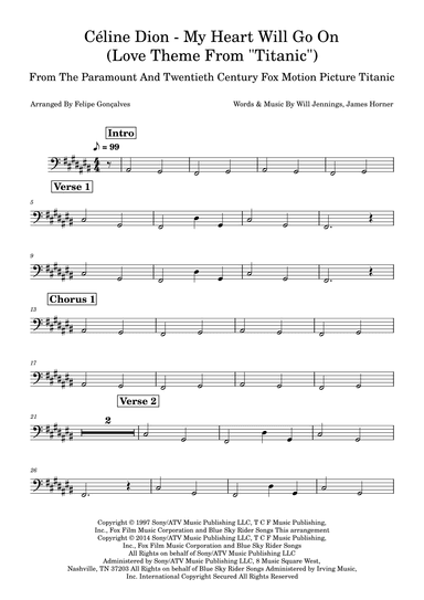 My Heart Will Go On (love Theme From 'titanic') (arr. Felipe Gonçalves)
