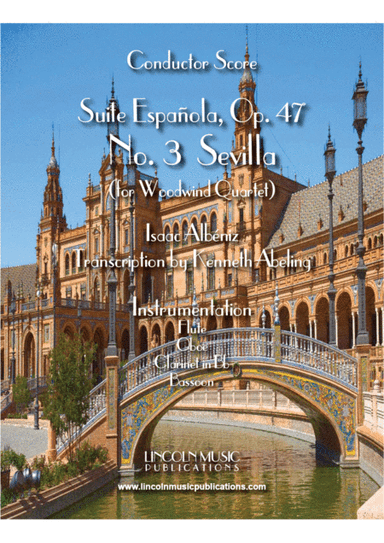 Albéniz - "Sevilla" from Suite Española (for Woodwind Quartet) (arr. Kenneth Abeling)