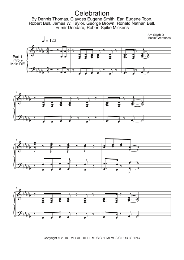 Celebrate (arr. Music Greatness)