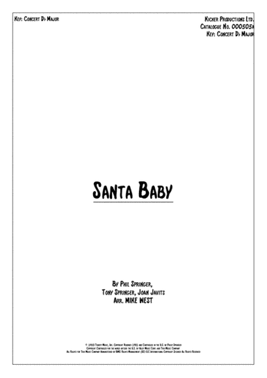 Santa Baby (arr. Mike West)
