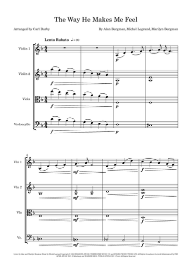 The Way He Makes Me Feel (arr. Carl Darby)
