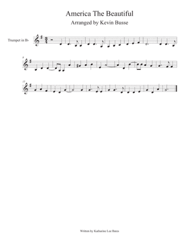 America The Beautiful - Trumpet (arr. Kevin Busse)