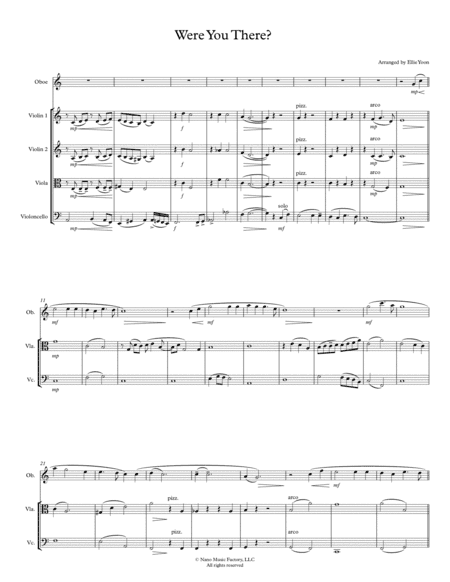 Were You There? (arr. Ellie Yoon)