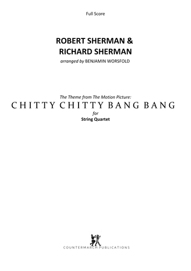 Chitty Chitty Bang Bang (arr. Benjamin Worsfold)