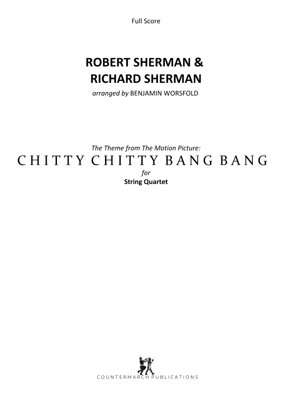 Chitty Chitty Bang Bang (arr. Benjamin Worsfold)
