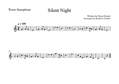 Silent Night (arr. Zachary Corbett)