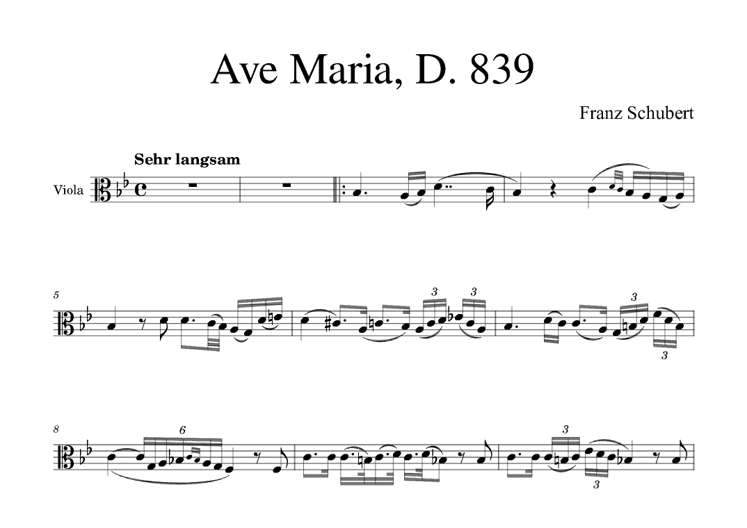 Ave Maria (arr. Golden Skull Editions)