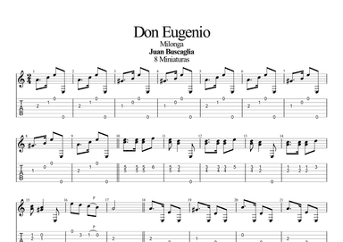 Don Eugenio (Milonga) (arr. Leonardo Ramos)