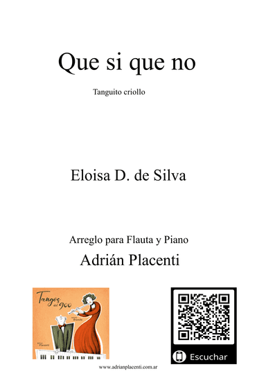 Que si Que no (arr. Adrian Placenti)