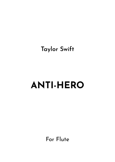 Anti-hero (arr. Jireh J.)
