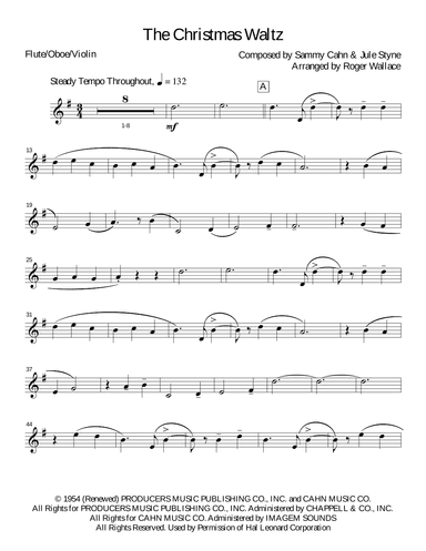 The Christmas Waltz (arr. Roger Wallace)