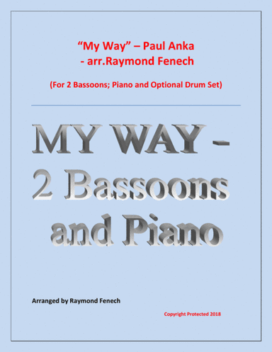 My Way (arr. Raymond Fenech)