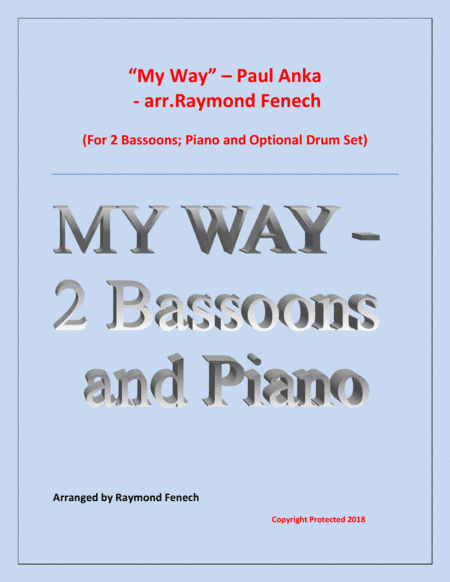 My Way (arr. Raymond Fenech)