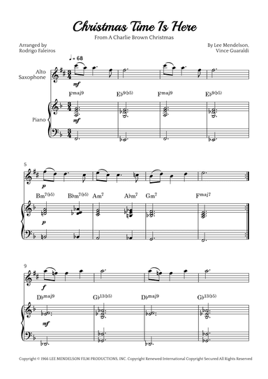 Christmas Time Is Here (arr. Rodrigo Faleiros)