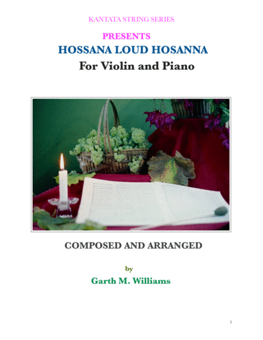HOSANNA, LOUD HOSANNA FOR VIOLIN AND PIANO