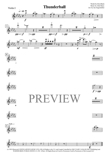 Thunderball (arr. Jan Angermüller)