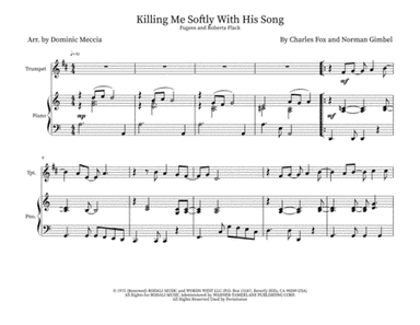 Killing Me Softly With His Song (arr. Dominic Meccia)