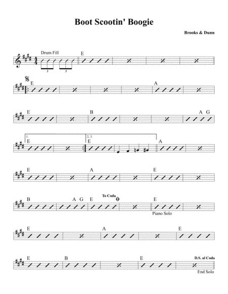 Boot Scootin' Boogie (arr. David M. Fagnant)