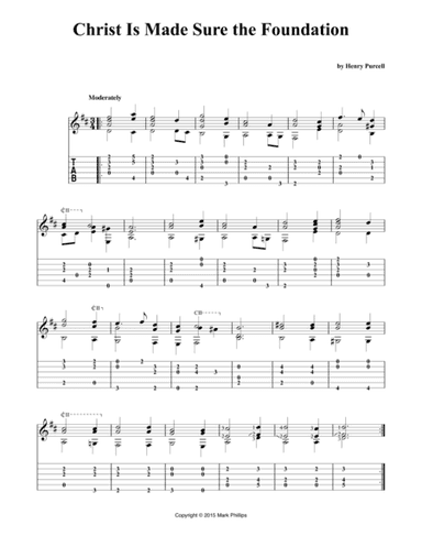 Christ Is Made Sure the Foundation (arr. Mark Phillips)