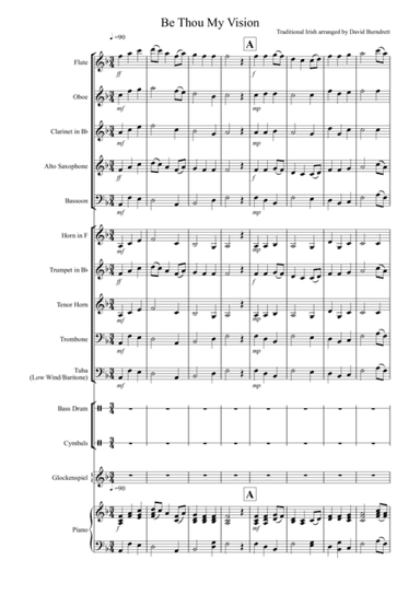 Be Thou My Vision for School Wind Band (arr. David Burndrett)
