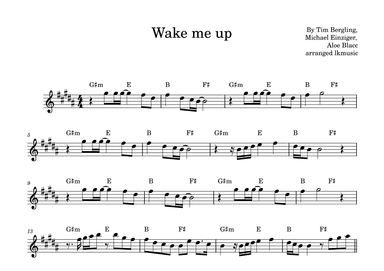 Wake Me Up (arr. Lkmusic)