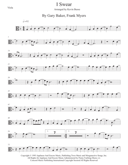 I Swear (arr. Kevin Busse)