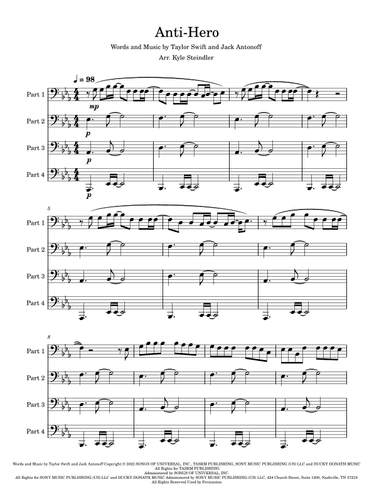 Anti-hero (arr. Kyle Steindler)