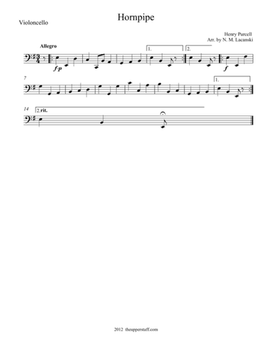 Hornpipe (arr. Nick Lacanski)