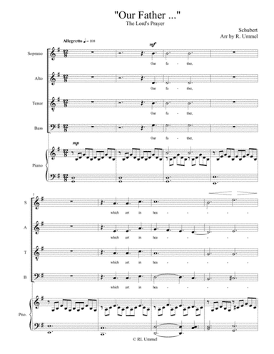 "Our Father ..." The Lords Prayer (arr. Ronald Ummel)