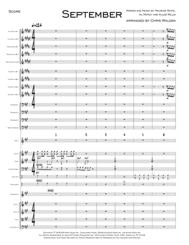 September (arr. Chris Walden)